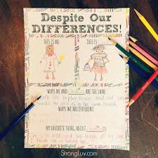 A Fun Way To Help Children Appreciate Diversity Printable Strongluv Diversity Activities Acceptance Activities For Kids Teaching Culture