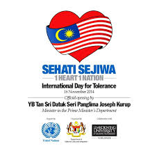 Kemerdekaan malaysia ke 60 (sehati sejiwa logo ). One Heart One Nation International Day For Tolerance 2014 Limkokwing University Of Creative Technology