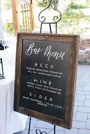 Wedding Chalkboard Wedding Chalkboard Signs Wedding Bar Sign Chalkboard Wedding