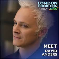 DAVID ANDERS is coming to London Comic Con Spring. The event takes place at  Olympia London 2-3 March and David will be there both days. Tickets are  available now while supplies last: