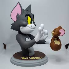 Tom and Jerry (6" tall) : r/polymerclay
