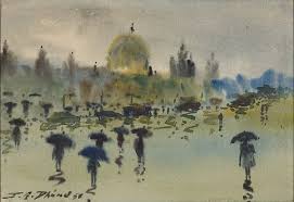 V T Station In Monsoon P A Dhond Google Arts Culture Art Culture Art South Asian Art