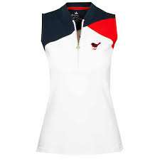 Maybe you would like to learn more about one of these? Girls Golf Smile Red Blue Ladies Sleeveless Golf Polo Shirt White Ladies Online Golf