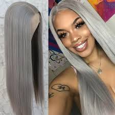 Grey wigs for black ladies. Best Long Grey Wig Thick Ideas And Get Free Shipping A270
