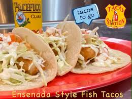 1/2 tsp cumin, 1/2 tsp cayenne pepper, 1 tsp salt and 1/4 tsp black pepper and evenly sprinkle the seasoning mix over both sides of tilapia. Taco Station Fish Tacos Ensenada Style Take Out