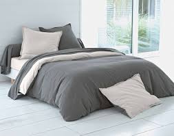 Besoin d'acheter un produit housse de couette couleur rose pas cher ? Linge De Lit Bicolore Coton Lin Lave Becquet