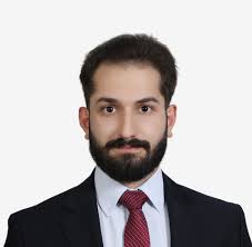 Blue White Modern Geometric Company Handbook Booklet