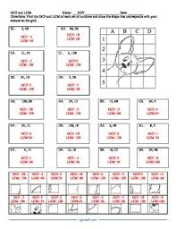 Take 2, 5 and 7 with minimum power. Gcf And Lcm Puzzle Activity Worksheet By Cgr Educational Consulting
