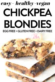 Chickpea Blondies Recipe The Conscious Plant Kitchen In 2020 Vegetarian Desserts Healthy Vegan Desserts Healthy Dessert Recipes