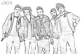 Über 7 millionen englischsprachige bücher. One Direction Coloring Pages Coloring Home