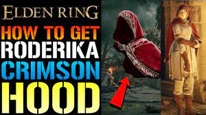 Elden Ring: How To Get Roderikas CRIMSON HOOD! FREE Boost To Health  (Location & Guide) - YouTube