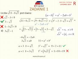 Zobacz przykładowe arkusze maturalne z matematyki, polskiego, angielskiego i innych przedmiotów. Matura Probna Operon 2019 Poziom Rozszerzony Video Screeny Blog Etrapez