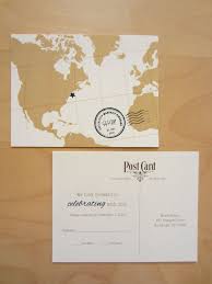 Postcard Type Invitation Traveler Wedding Invitation Ensemble By Envisionwedding On Ets Travel Theme Wedding Invitations Travel Theme Wedding Travel Wedding