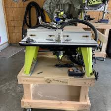 Ryobi Nation Custom Workshop Tables Ryobi Custom Workshop Ryobi Table Saw