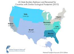 France is divided into 27 regions, 101 departments, 343 districts (arrondissements), 4 058 townships (cantons) and 36 699 towns (communes). California Has The Same Size Ecological Footprint As France How Do Other States And Countries Compare Global Footprint Network