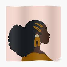 This is the haircut for those who are having the slim and thin face and to gave a spherical face apperance. Afro Hair Posters Redbubble