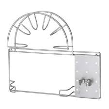 Variera Silver Colour Vacuum Hose Holder Ikea Huis Opruimen Kasten Schoonmaken Slanghouder