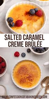 Salted Caramel Creme Brulee Caramel Creme Brulee Creme Brulee Recipe Brulee Recipe