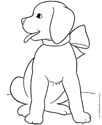 Dogs love to chew on bones, run and fetch balls, and find more time to play! Animal Coloring Pages