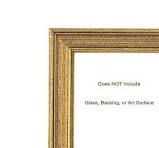 MUseum Collection Piccadilly Artist Vintage Picture Frames - 6x6 Gold - 10  Pack of Frames for 3/4 Thick Canvas, Paper and Panels, Museum Quality ...