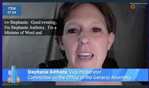 Assembly debates business to be considered, postpones moderator election