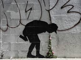 New Banksy Throw Up Street Art Uses Flowers In Unusual Way