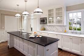So if it's a must have on your list, just know this color of granite will take a little more love and care than a lighter color of granite. Absolute Black Granite Calacatta Marble Klassisch Kuche Portland Von De La Tierra Inc Houzz