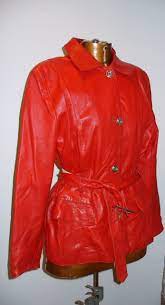 Peruzzi Made In Italy Woman S Red Leather Jacket Size 46 By Eurotrashitaly On Etsy Leather Jacket Red Leather Jacket Italian Leather Jackets