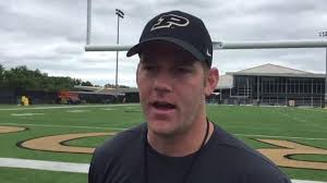 Purdue QB coach Brian Brohm