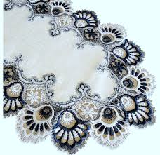 Buy top selling products like superion table runner in natural and pebble lace table runner. Galleria Di Giovanni Blue White Lace 70 Dresser Scarf Table Runner Doily Navy Buy Online In Moldova At Moldova Desertcart Com Productid 26343485