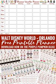 Orlando Vacation Walt Disney World Planner V2 1 Free Printable