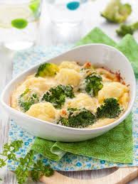 Gratin De Pommes De Terre Et Brocolis Au Fromage Frais Recette Gratin De Brocolis Recette Gratin Gratin De Chou Fleur