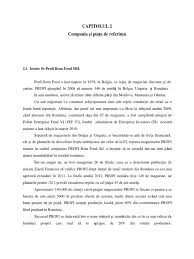 Categoria în care se încadrează organizația : 148911276 145272312 Profi Srl