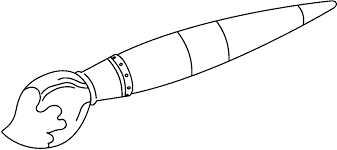 Paintbrush Bw Bmp 1133 504 Teacher Clipart Clip Art Paint Brushes