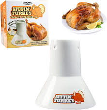 Injection marinades can be used with traditional turkey marinades, turkey rubs, and even turkey brines. Amazon Com Ceramic Steamer Beer Can Turkey Roaster Sittin Turkey Marinade Barbecue Cooker Infuse Delicious Bbq Flavor Kitchen Dining