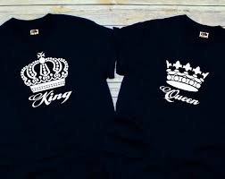 Baju couple yang sederhana dengan warna natural bisa anda gunakan bersama pasangan. King Queen Couples Shirts King And Queen Couples Shirt King And Queen Shirts 100 Cotton Unisex Price Per Item Matching Couple Outfits Matching Couple Shirts Couple Shirts