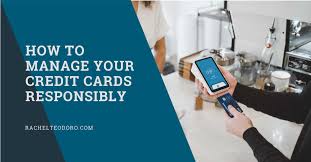 Using credit cards responsibly is an important part of budgeting and tracking your expenses in order to eliminate debt or to accomplish your financial goals. How To Manage Your Credit Cards Responsibly