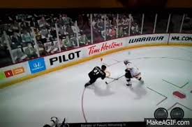 Find gifs with the latest and newest hashtags! Nhl 14 Big Hit For The Best Tea Bag On Make A Gif