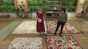 Nourison Oasis Garden Indoor Outdoor Rug On Qvc Youtube