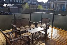 Decking glass panels provide an unobstructed view of your backyard while allowing more exposure to the natural environment. Aluminum Frosted Glass Panel Railing Pressure Treated Decks Builder