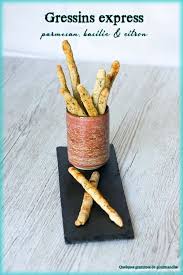 Gressins Express Parmesan Basilic Et Citron Recette Gressins Alimentation Recette Gressin