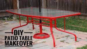 Diy outdoor patio table build. Diy Patio Table Makeover Youtube