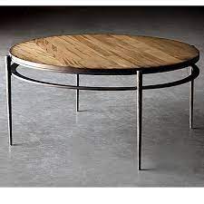 Round tables are easy to move around while square tables pair well with sectionals. Arnett Custom 36 Round Coffee Table Luxe Home Company