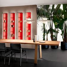 .rangement avec bureau intégré meuble de chambre avec bureau integre location bureau meublé lyon meuble de bureau verrouillable meuble bureau made in france prix meuble de bureau meuble bureau quebec meuble de bureau ouedkniss image design de bureau bureau blanc exemple. Bibliotheque Murale Gap Porro Contemporaine En Metal Avec Eclairage Integre