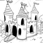 Ausmalbilder Burgen Und Schlosser Kostenlos Herunterladen Ausmalen