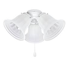 For more than 30 years, craftmade has earned lighting showrooms' loyalty with great designs, top product quality and service that puts customers first. Aspen Creative Three Light Ceiling Fan Fitter Light Kit With Pull Chain 5 1 2 Diameter Painted White Painted White Overstock 32858145