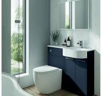 Is a concealed cistern unit positioned in a corner as ...