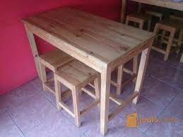 Gambar desain warung makan dari bambu contoh z source: Meja Kursi Bakso Mie Ayam Depok Jualo