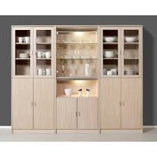 Regal Display Cabinet With Lighting Crockery Unit Design Crockery Cabinet Design Kitchen Furniture Design