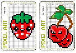 atelier libre pixel art fiches de preparations cycle1 cycle 2 ulis coloriage quadrillage a imprimer powerlifting
